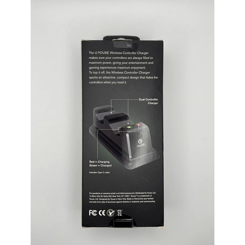 U-YOUSE Wireless Controller Charger For Xbox Series X & Series S NEW, Sealed